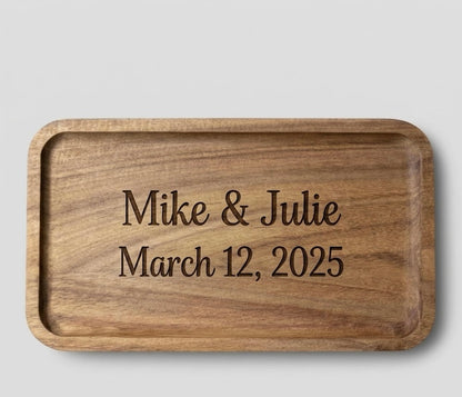 Personalized Wooden Catch-All Tray
