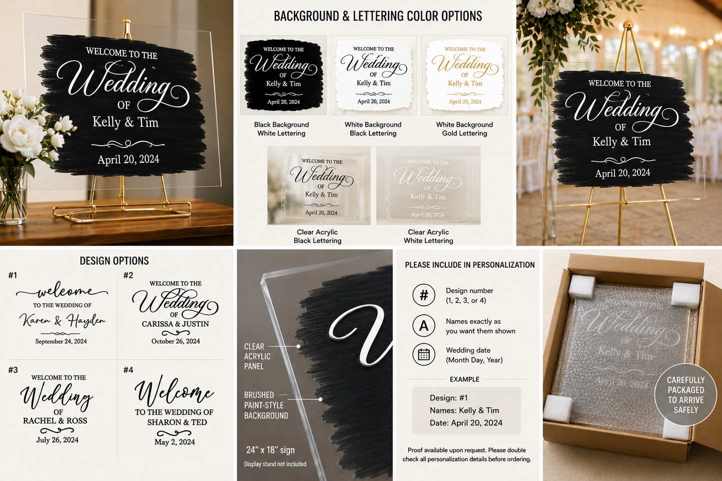 Personalized Wedding Sign