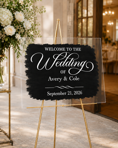 Personalized Wedding Sign
