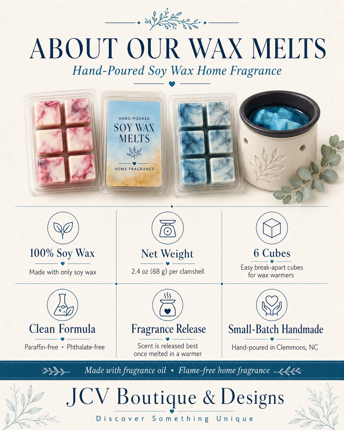Cucumber Melon Soy Wax Melts